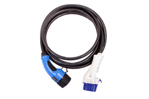 Bild von Type 3 - Type 2 Charging cable, single phase 32A max